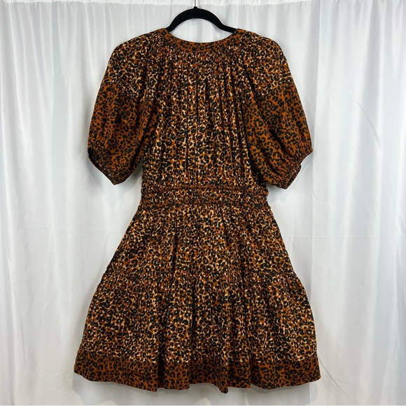 ULLA JOHNSON Mariana leopard print mini dress - Picture 6 of 10